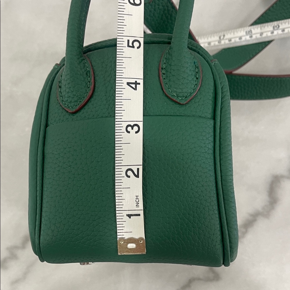 Green Leather Shoulder Bag - Picture 10 of 15